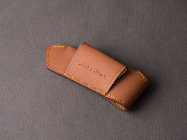 Coutellerie Chambriard - Leather Belt Case - Cognac
