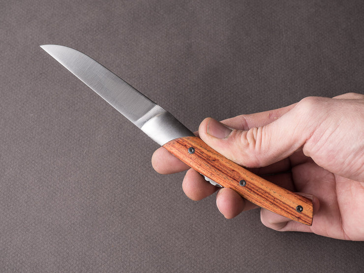 Coutellerie Chambriard - Le Thiers "Mi-Jo" - Folding Knife - Tulip Wood Handle - Button Lock