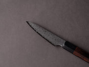 Hitohira - Imojiya TH - Damascus - 105mm Paring - Red Pakka Handle
