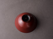 Komon - Tomoaki Nakano - Urushi Lacquerware - Wide Bowl - Red