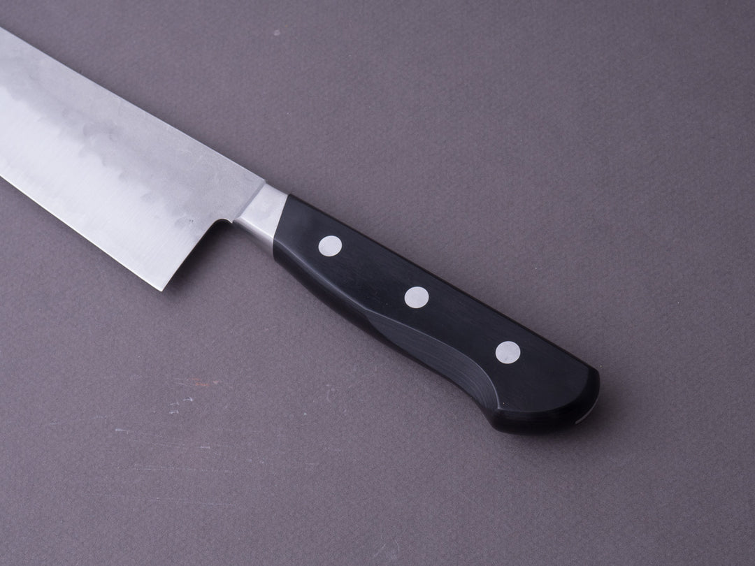 Hiroyuki Kodaira Hitohira Imojiya Kuma Blue #2 Nashiji Tsuchime Gyuto 200mm Pakka