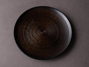 Komon - Tomoaki Nakano - Urushi Lacquerware - 8.5 Inch Line Pattern Plate