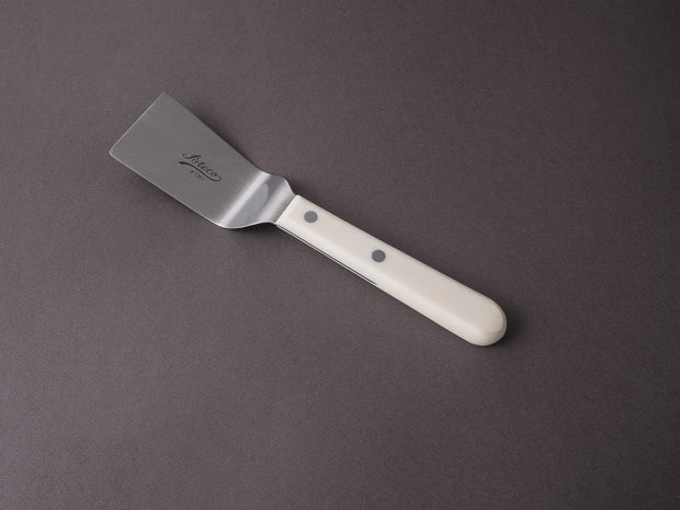 Ateco - Pastry Spatula - 4" Offset - Squared Tip - White Handle