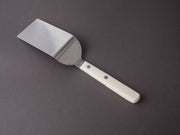 Ateco - Pastry Spatula - 6" Offset - Squared Tip - White Handle
