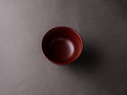 Komon - Tomoaki Nakano - Hazori-owan (Large Wing Bowl) - Red Urushi Lacquer