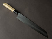 Sakai Kikumori - Kikuzuki Kasumi - White #2 - 270mm Kiritsuke Gyuto - Ho Wood Handle