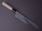 Takada no Hamono - Suiboku - Blue #2 - 240mm Gyuto - Ho Wood Handle