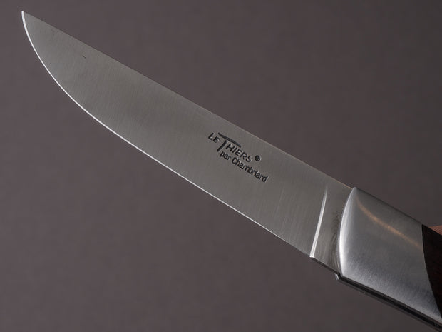 Coutellerie Chambriard - Le Thiers "Mi-Jo" - Folding Knife -  Arizona Desert Iron Wood Handle - Button Lock