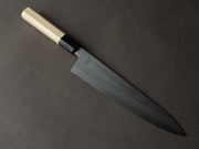Sakai Kikumori - Kikuzuki Kasumi - White #2 - 240mm Gyuto - Ho Wood Handle