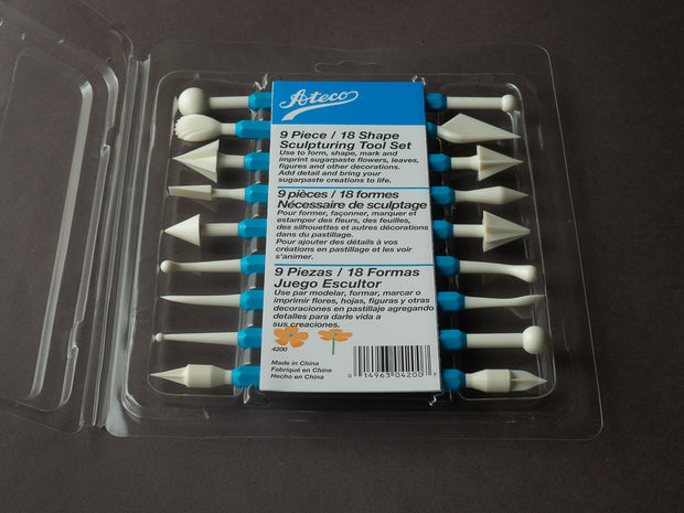 Ateco - Pastry/Frosting 9 Piece Sculpturing Tool Set