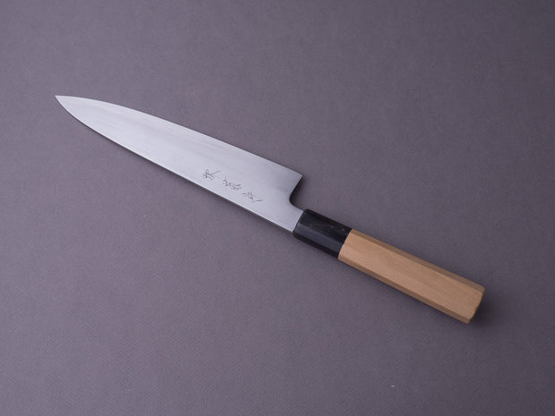 Sakai Kikumori - Gokujyo - White #2 - Gyuto - 210mm - Magnolia Handle
