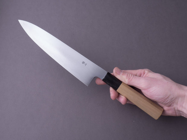 Sakai Kikumori - Gokujyo - White #2 - Gyuto - 210mm - Magnolia Handle