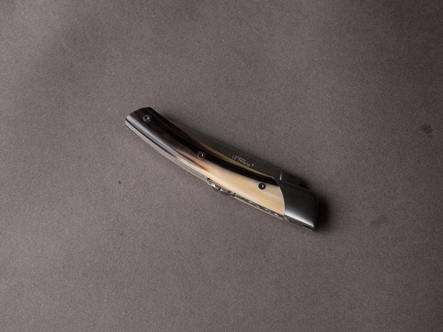 Coutellerie Chambriard - Le Thiers "Mi-Jo" - Folding Knife -  Colored Horn Tip Handle - Button Lock