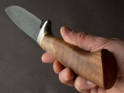 Theo Darvin - 275 Layer Damascus - 1095 & 15N20  - 120mm Fixed Blade -  Bushcraft Knife - Spalted Maple Handle