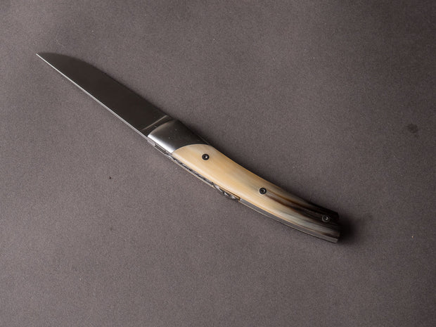 Coutellerie Chambriard - Le Thiers "Mi-Jo" - Folding Knife -  Colored Horn Tip Handle - Button Lock