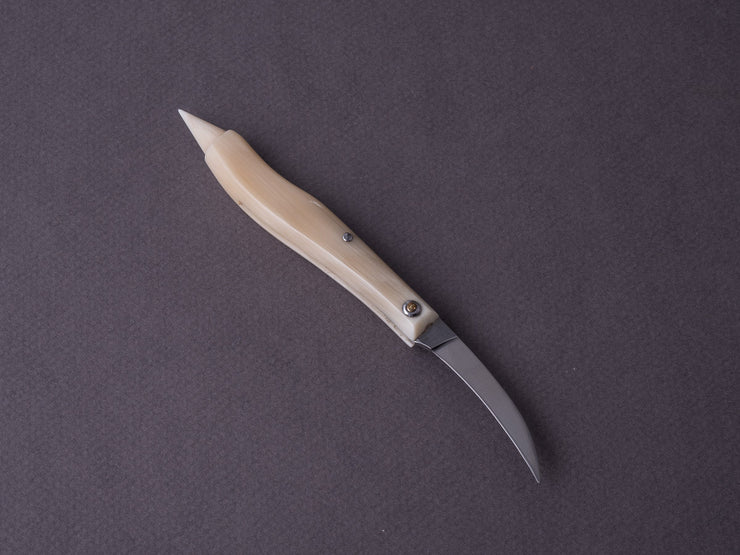 Cognet - Truffle Knife "Le Truffier" - Corne Blonde