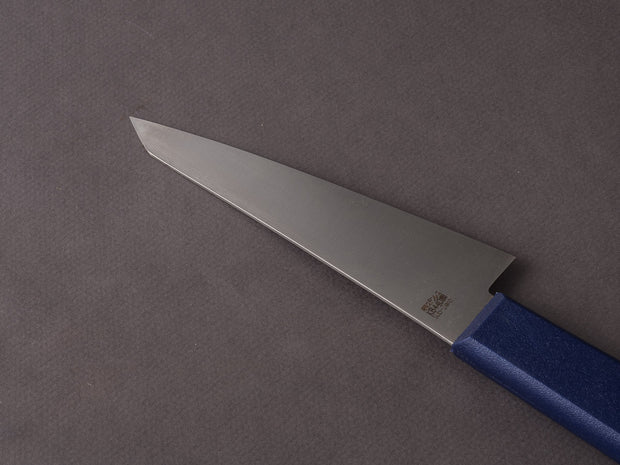 Kanehide - Bessaku - Stainless - Left-Handed - Honesuki Kaku - 150mm - Blue Elastomer Handle