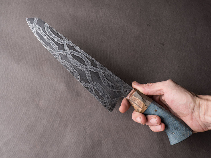 Limited Edition Handmade Damascus 6 Chef's Utility Knife – World