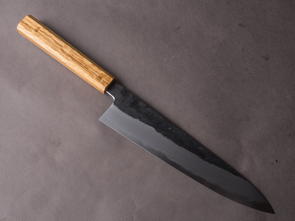 HADO - Sumi - White #2 - Kurouchi - 240mm Gyuto - Oak Handle – Strata