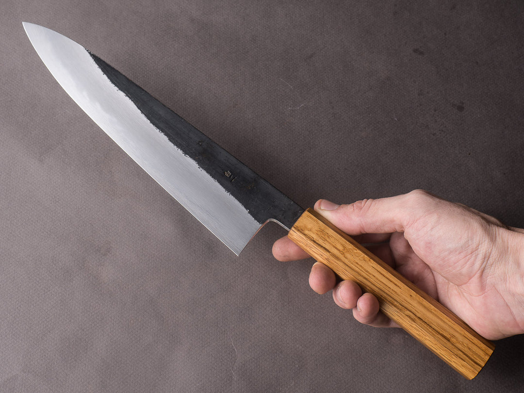 HADO - Sumi - White #2 - Kurouchi - 240mm Gyuto - Oak Handle – Strata