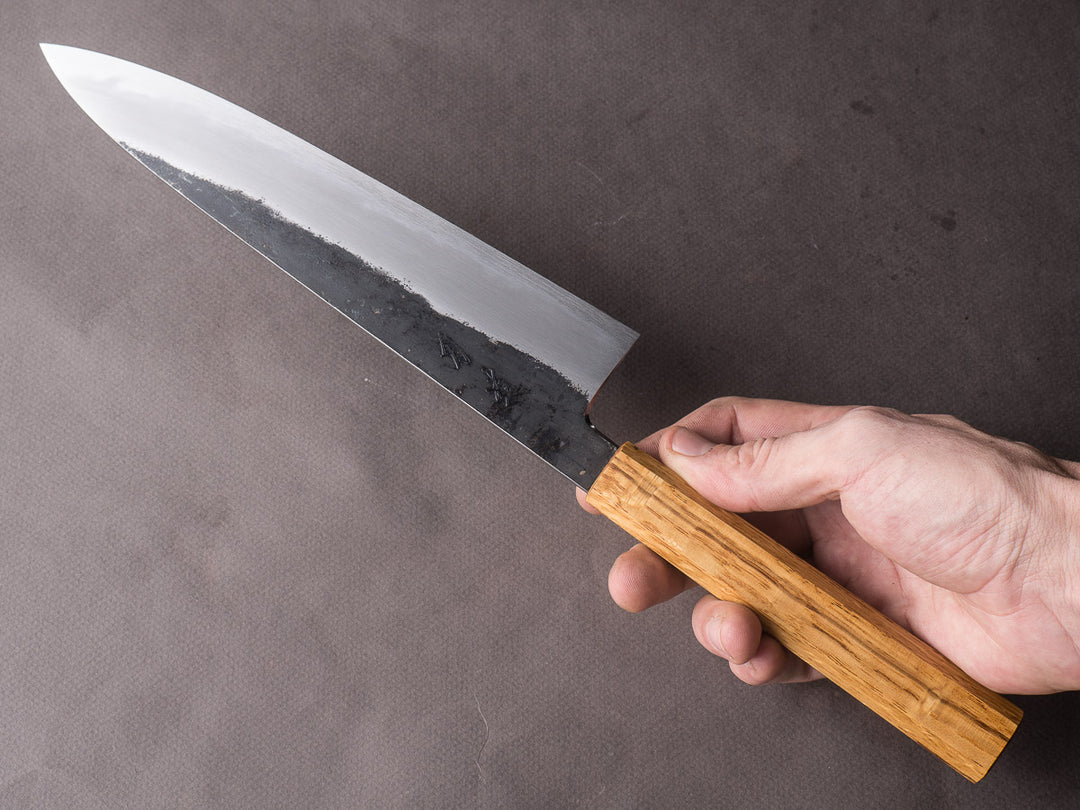 HADO - Sumi - White #2 - Kurouchi - 240mm Gyuto - Oak Handle – Strata