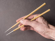 BELO INOX - NEO - Chopsticks - Brushed Steel - Mustard