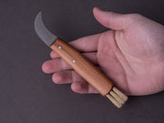 Windmühlenmesser - 45mm Mushroom Knife - Stainless - Leather Belt Holster Included