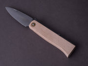 Windmühlenmesser - 80mm Farmer's Knife - Lierenaar - Carbon - Copper & Beechwood Handle