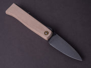 Windmühlenmesser - 80mm Farmer's Knife - Lierenaar - Carbon - Copper & Beechwood Handle