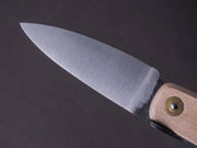 Windmühlenmesser - 80mm Farmer's Knife - Lierenaar - Carbon - Copper & Beechwood Handle