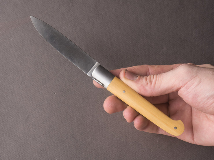 Laguiole en Aubrac - Folding Knife - 11cm Sauveterre - Boxwood - Bolster