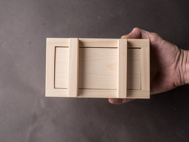 Komon - Hinoki Press Sushi Box - 2 Piece Vertical Cut