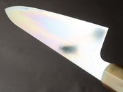 Hitohira - White #2 Mono Steel - Mirror Polished - 270mm Gyuto - Ebony Handle - Walnut Saya