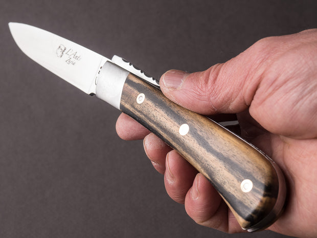 Fontenille-Pataud - Folding Knife - Corsican L'Anto - Royal Ebony - Lever Lock - 120mm