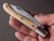 Fontenille-Pataud - Aurillac Shepard's - 110mm Folding Knife - Spring System - Blonde Cow Horn Handle