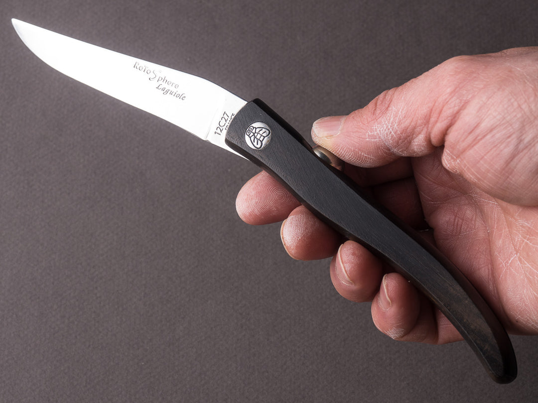 Facosa - Folding/Pocket Knife - Laguiole - Sphere - Ebony – Strata