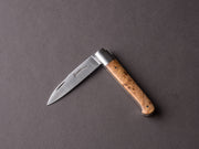 Laguiole en Aubrac - Folding Knife - 90mm Sauveterre - Spring Lock - Juniper - Bolster