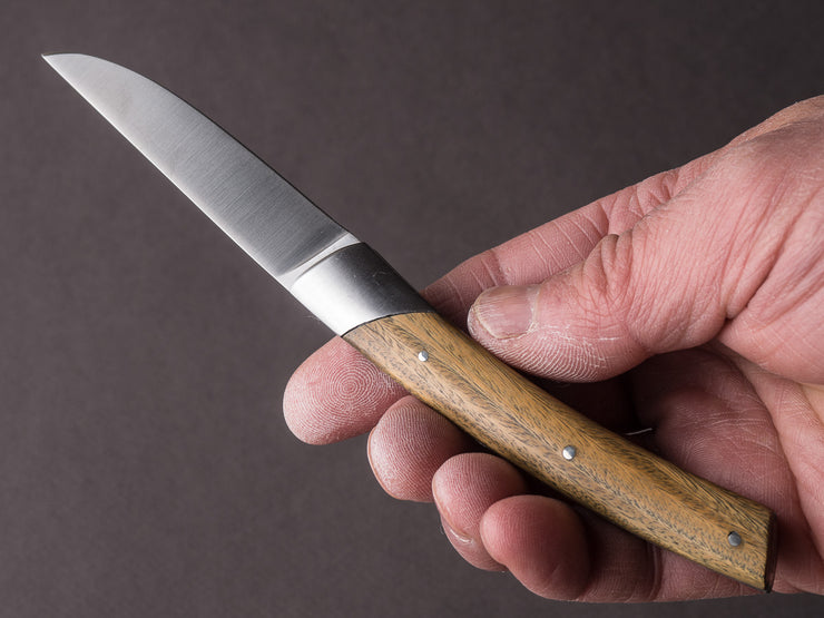 Coutellerie Chambriard - Le Thiers "Compact" - Folding Knife - Palo Santo Wood Handle - Spring Lock