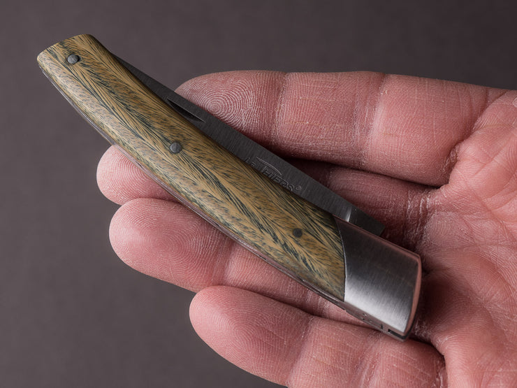 Coutellerie Chambriard - Le Thiers "Compact" - Folding Knife - Palo Santo Wood Handle - Spring Lock