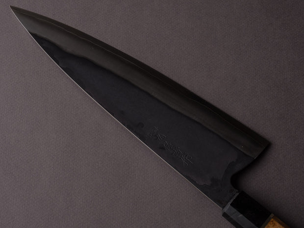 Yoshida Hamono - HAP40 - Kurouchi - "Wide" Gyuto - 240mm - Tottori Sands Handle