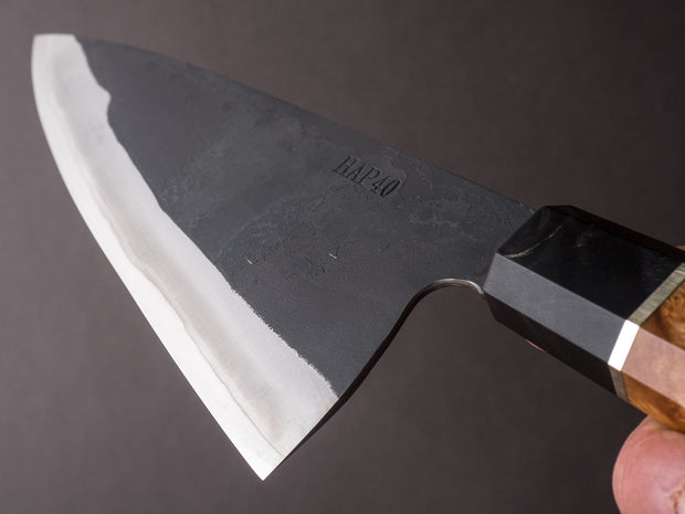 Yoshida Hamono - HAP40 - Kurouchi - "Wide" Gyuto - 240mm - Tottori Sands Handle