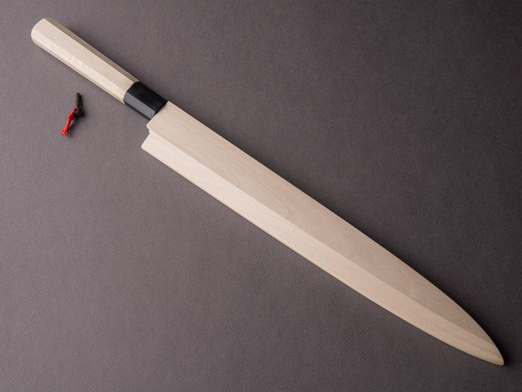 Hitohira - Togashi - Tachi - White #1 - 300mm Yanagiba - Ho Wood Handle - Saya