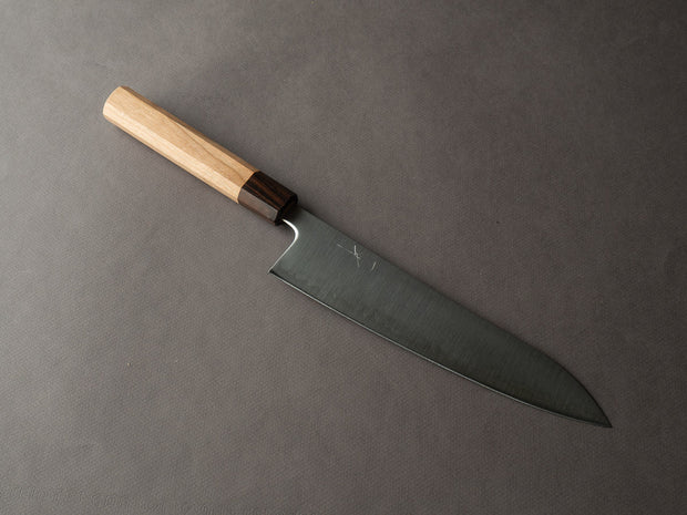 Hitohira - Futana - Super Blue - Migaki - 210mm Gyuto - Cherry Handle