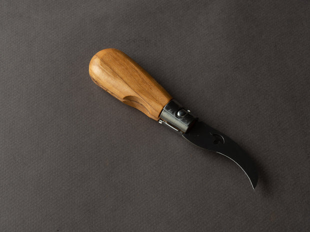 K Sabatier - Roger - Folding Mushroom Knife - Olive