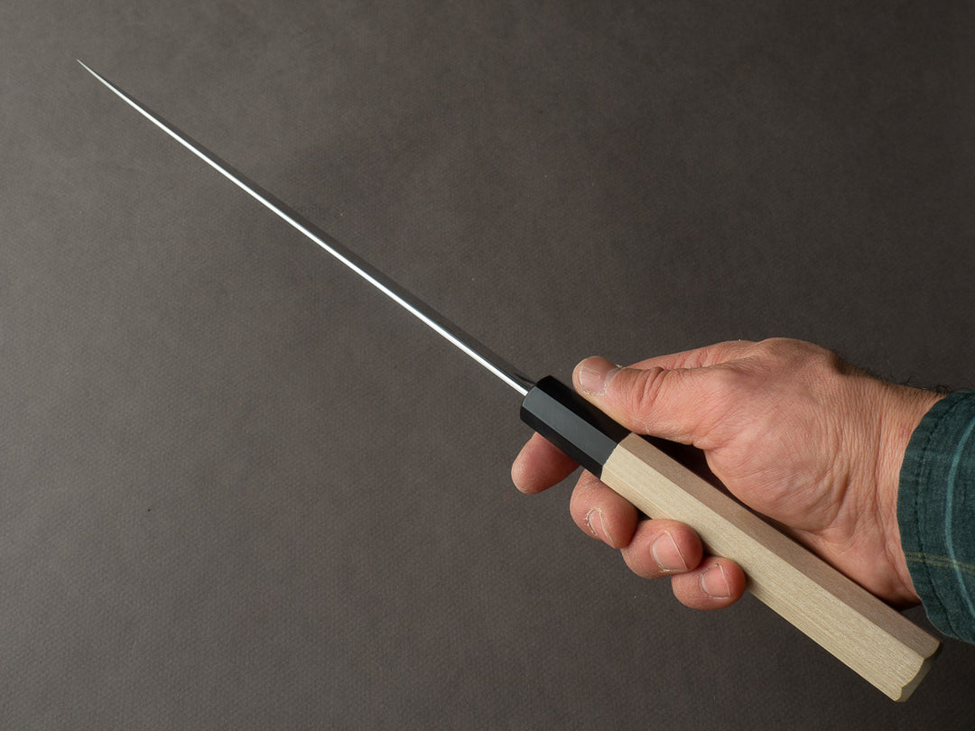 Takada no Hamono - Blue #1 - Suiboku - 240mm Gyuto - Ho Wood