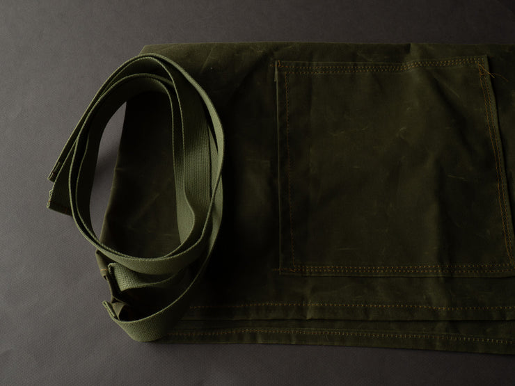 Weft & Warp - Apron - Waxed Canvas - Olive