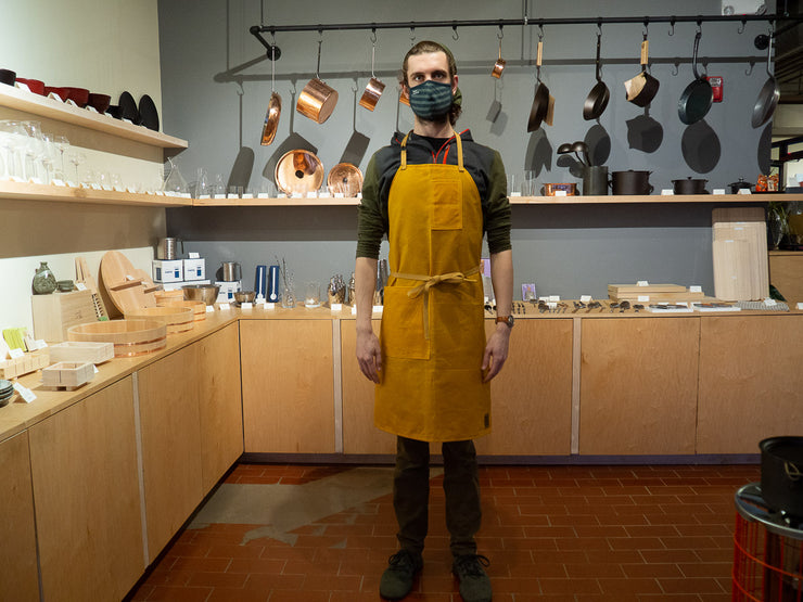 Weft & Warp - Apron - Waxed Canvas - Olive